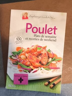 Poulet Cookbook - French Chicken Recipes with Colorful Food Photo